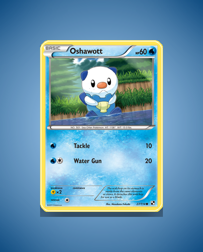Oshawott (Black White) #27