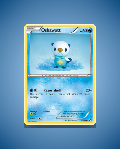 Oshawott (Black White) #28