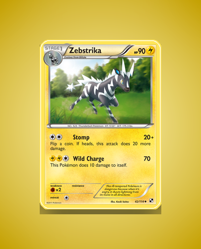 Zebstrika (Black White) #42