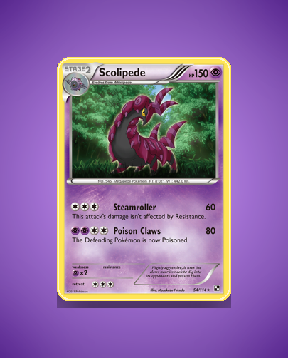 Scolipede (Black White) #54