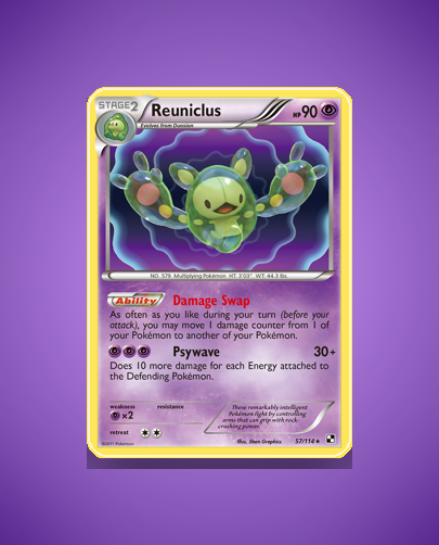 Reuniclus (Black White) #57
