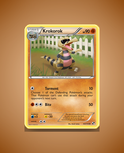 Krokorok (Black White) #64