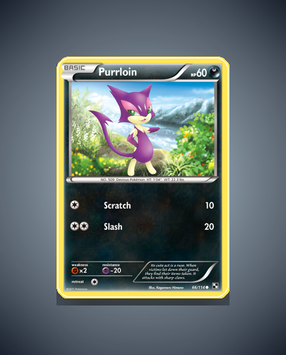 Purrloin (Black White) #66