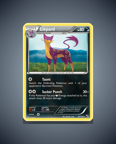 Liepard (Black White) #67