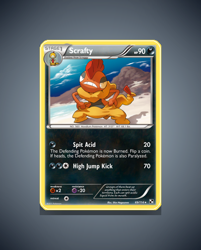 Scrafty (Black White) #69
