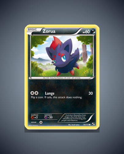 Zorua (Black White) #70
