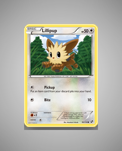 Lillipup (Black White) #80