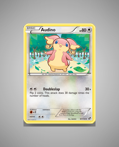 Audino (Black White) #87