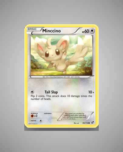 Minccino (Black White) #88