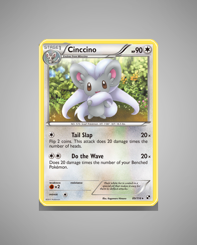 Cinccino (Black White) #89