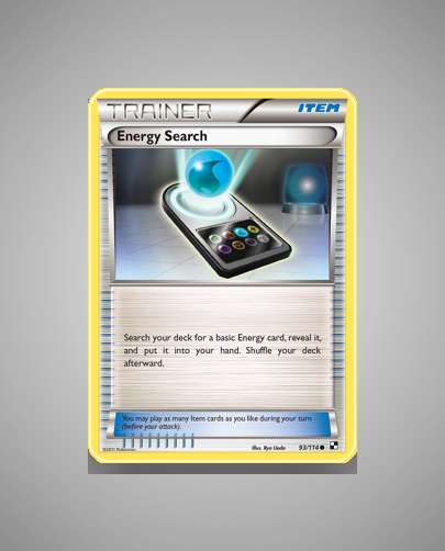 Energy Search (Black White) #93
