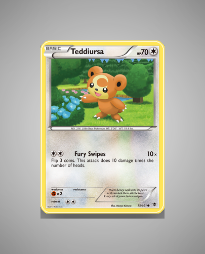 Teddiursa (Plasma Blast) #75