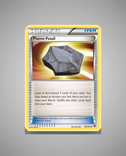 Plume Fossil (Plasma Blast) #82