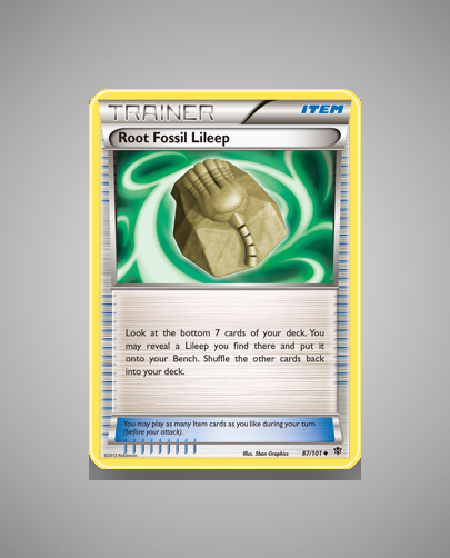 Root Fossil Lileep (Plasma Blast) #87