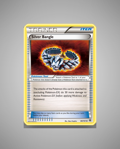 Silver Bangle (Plasma Blast) #88