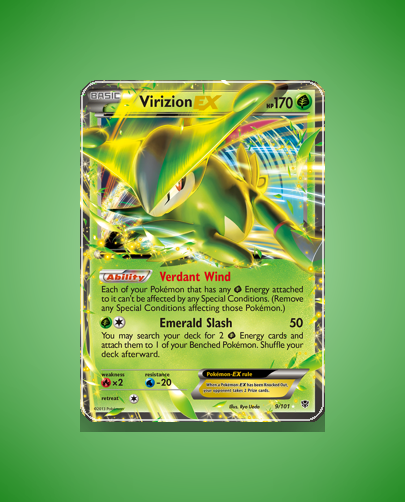 Virizion-EX (Plasma Blast) #9