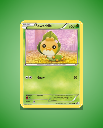 Sewaddle (Legendary Treasures) #10