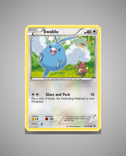 Swablu (Legendary Treasures) #103