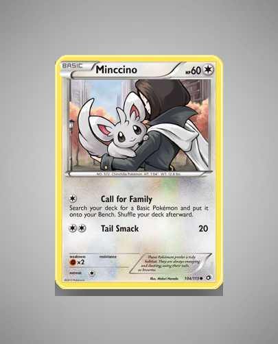 Minccino (Legendary Treasures) #104