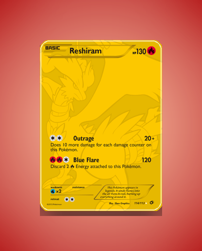 Reshiram (Legendary Treasures) #114