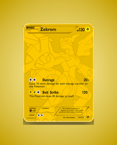 Zekrom (Legendary Treasures) #115