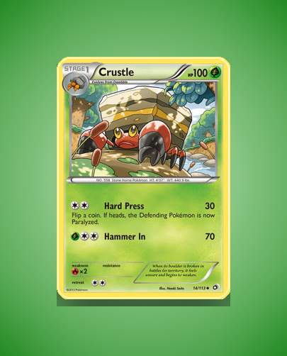 Crustle (Legendary Treasures) #14