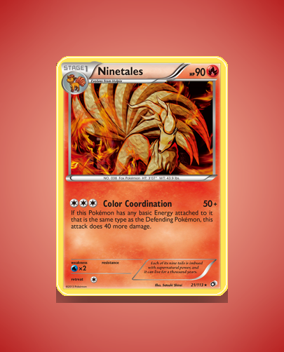 Ninetales (Legendary Treasures) #21