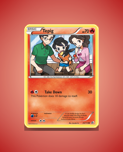 Tepig (Legendary Treasures) #25