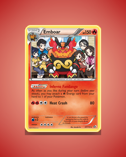 Emboar (Legendary Treasures) #27