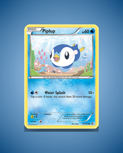 Piplup (Legendary Treasures) #33