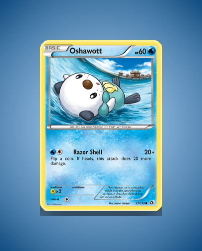 Oshawott (Legendary Treasures) #37