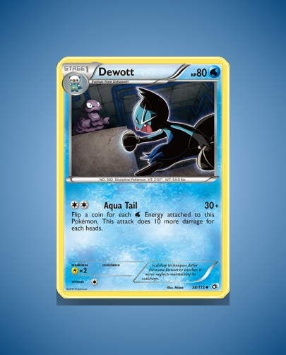 Dewott (Legendary Treasures) #38