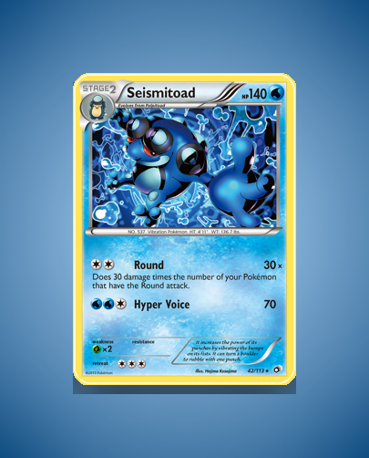 Seismitoad (Legendary Treasures) #42