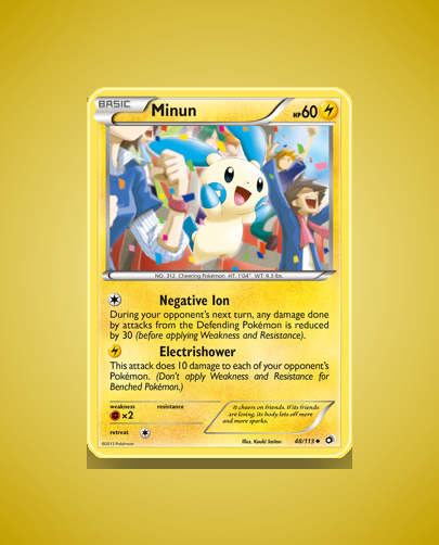 Minun (Legendary Treasures) #48