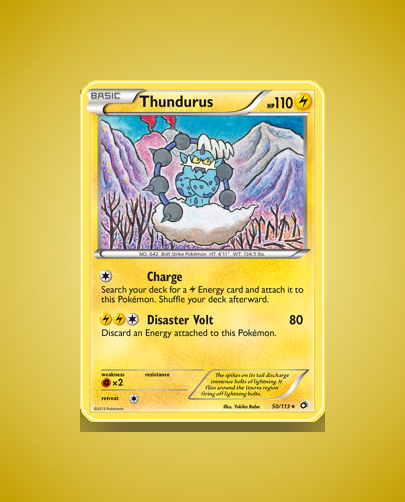 Thundurus (Legendary Treasures) #50