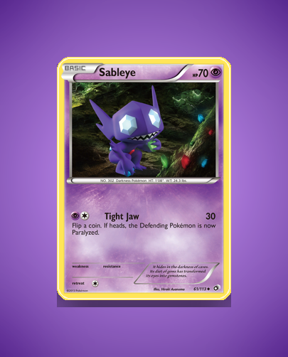 Sableye (Legendary Treasures) #61