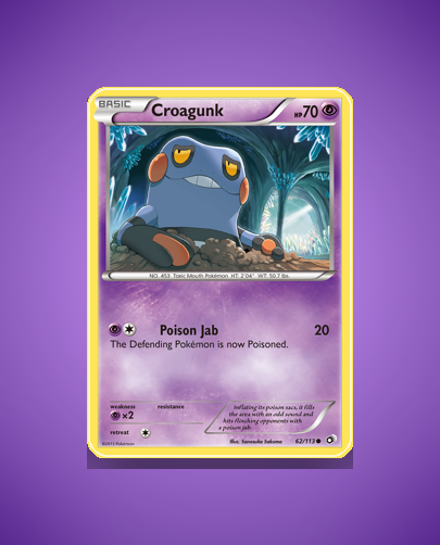 Croagunk (Legendary Treasures) #62