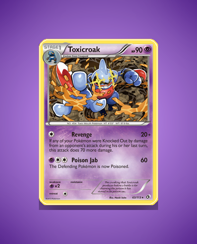 Toxicroak (Legendary Treasures) #63