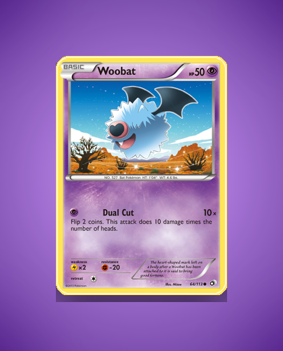 Woobat (Legendary Treasures) #64