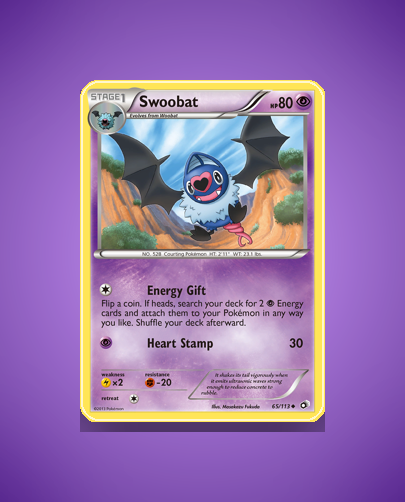 Swoobat (Legendary Treasures) #65