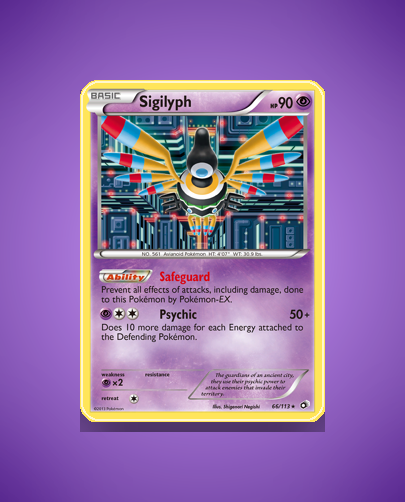 Sigilyph (Legendary Treasures) #66