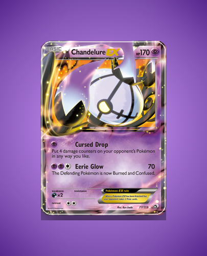 Chandelure-EX (Legendary Treasures) #77