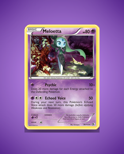 Meloetta (Legendary Treasures) #78