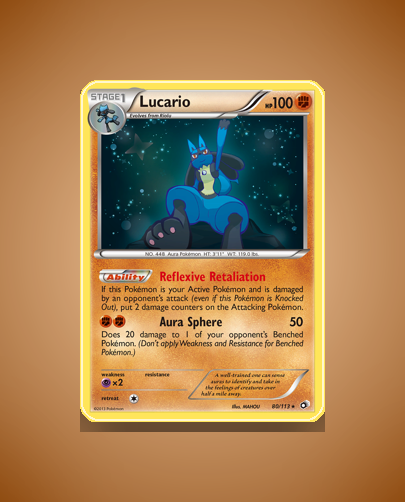 Lucario (Legendary Treasures) #80