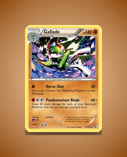 Gallade (Legendary Treasures) #81