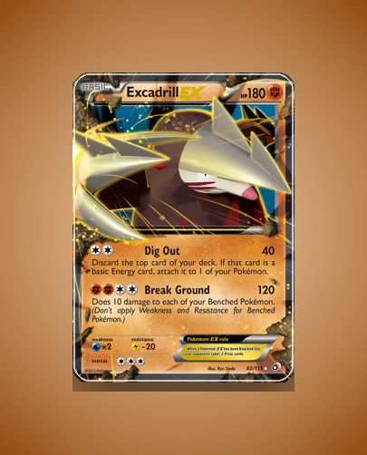 Excadrill-EX (Legendary Treasures) #82