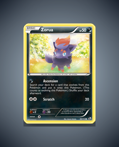 Zorua (Legendary Treasures) #89