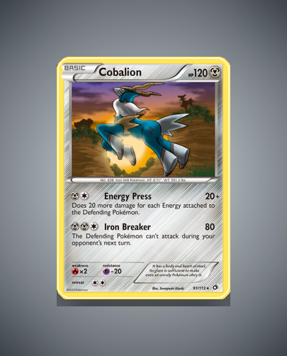 Cobalion (Legendary Treasures) #91