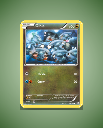 Gible (Legendary Treasures) #94