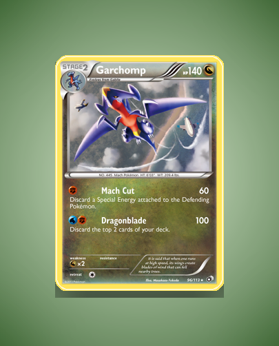 Garchomp (Legendary Treasures) #96